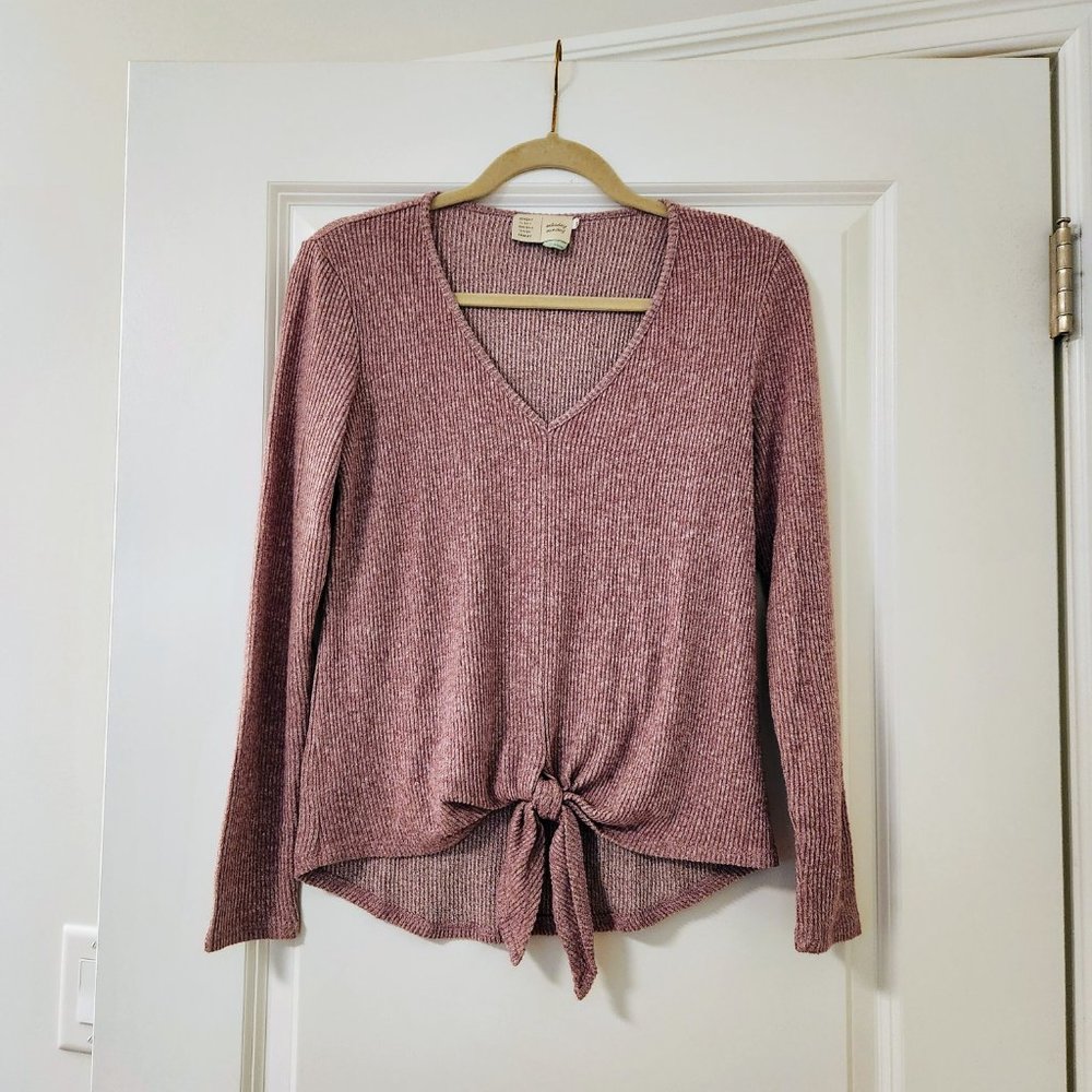 Anthropologie Saturday/Sunday Purple Sweater